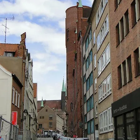 Ferienwohnung 17 Braunstraße Lübeck Exterior foto